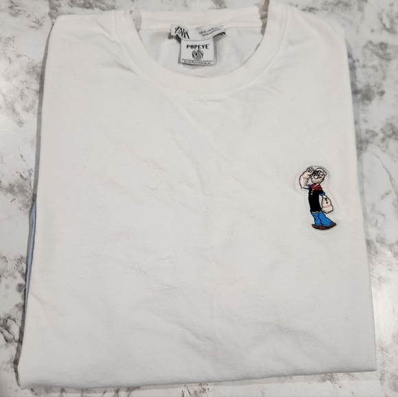 ZARA | Popeye Crew Neck T-shirt | Size XL - Picture 5 of 5